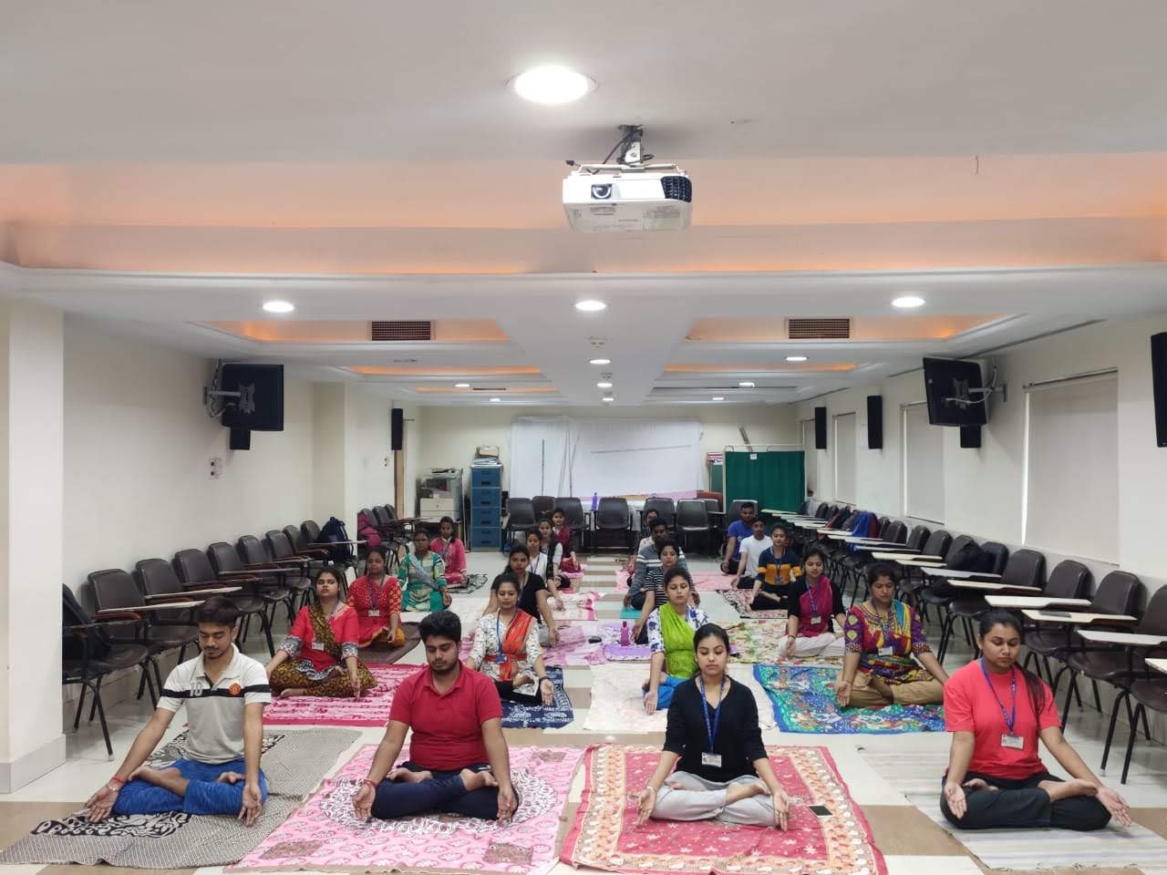 Yoga Session in our College premises, Year-2019